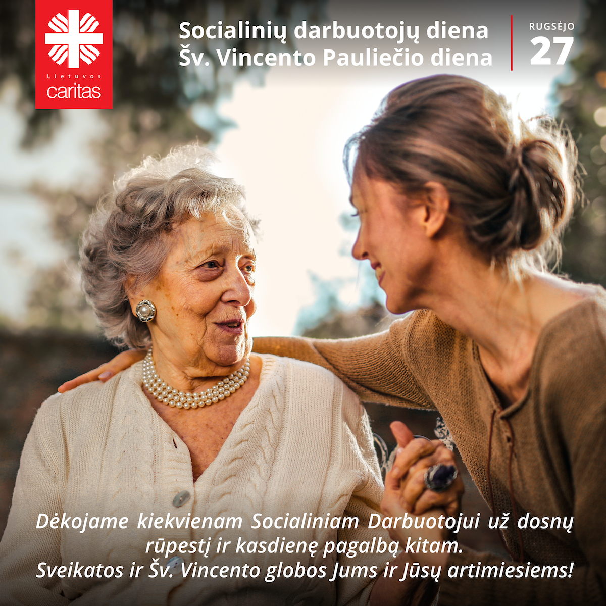 Socialinio darbuotojo dieną sveikiname šioje srityje besidarbuojančius Carito žmones